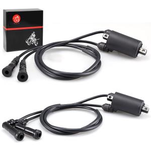 Set of 2 Ignition Coil & Caps For Honda CB1000 CB900 CB750 CB650 1979-1983 Goldwing 1100 1200 GL 1100 1200 Nighthawk 650 750