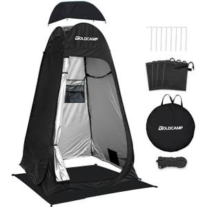 GOLDCAMP Camping Shower Tent Privacy Tent - Pop Up Changing Toilet Portable Sun Shelters Dressing Room Instant Outdoor for Camping Hiking Beach Picnic Fishing with Carrying Bag