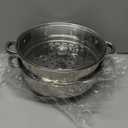 Steamer Pot for Cooking 11.9 inch Steamer Pot Upgrade Capacity, 2-tier Multipurpose 18/8 Stainless Steel Steam Pot Cookware with Lid for Vegetable, Dumpling, Stock, Sauce, Food