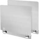 2 Packs Stainless Steel Fryer Splash Guard Commercial Splatter Guard Side Stove Splash Guard for Stop Oil from Splattering (20-1/2 W x 13.5 H)