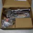 Chrome Tub Spout with Diverter Slip fit 1/2 inch Copper Tube, High Pressure filtered Handheld Shower with 3 Spray Modes On/Off Switch, 59 inch hose, Bracket, No Drill Required Install