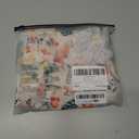 SweatyRocks Women's Sleeveless Square Neck Floral Print Ruffled Ruched Wide Strap Tank Top Blouse (M)