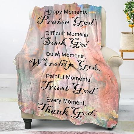 Christian Gifts for Women Faith, Inspirational/Religious/Spiritual Gifts for Adults, Soft Throw Blankets for Women/Men, Personalized Blankets for Adults 40"x 50" Christian Gifts for Women Faith, Inspirational/Religious/Spiritual Gifts for Adults, Soft Throw Blankets for Women/Men, Personalized Blankets for Adults 40"x 50"