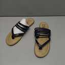 Women's Anji Flat Sandal, Navy, 11W