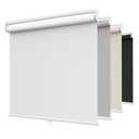 SUNFREE Cordless Blackout Roller Shades, 30"W x 72"H White Blinds for Windows & Front Door, Spring System Pull Down Shades UV Protection for Room Darkening, Child Safety Privacy for Bedroom, Bathroom