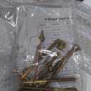 SmartStandard 40 x 84 inch White Sliding MDF Barn Door with 7FT Black Sliding Door Hardware Kit & Handle, Pre-Drilled Ready to Assemble, Waterproof PVC Coating, H-Frame