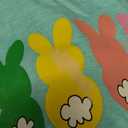 Easter Shirts for Women-Cute Easter Bunny Tee Tops Oh for Peeps Sake Shirt Rabbit Printing Short Sleeves (Small, A-Cyan-041)