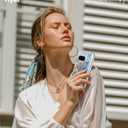 Marble Case for Google Pixel 9A 5G, Soft Silicone Clear TPU Case for Women, Pixel 9A Cute White Blue Marble Pattern Anti-Scratch Shockproof Protective Cover for Google 9A 6.3-inch (Blue)