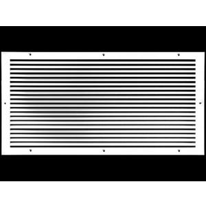 HVAC Premium 24" X 18" Aluminum Return Grille - Easy Air Flow - Linear Bar Grilles [Outer Dimensions: 25.875 X 19.875]