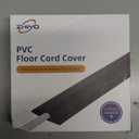 ZhiYo 4ft Cord Hider Floor for 1 Small Wire, Soft PVC Cord Covers for Wires on Floor, Wire Cover to Hide Power Cords, Cable Cover Protect Cords, Cable Cavity: W0.47in x H0.28in Walnut Wood