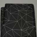 Explore Land Pattern Dog Crate Cover for 42 Inches Wire Cage, Heavy-Duty Polyester 1 2 3 Doors Standard Metal Pet Kennel Enclosure (Brief Polygonal)