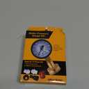 Water Pressure Glycerin Filled Gauge Kit, All Purpose, 6 Parts Kit, 0 To 200 Psi, Standard 3/4" Female Garden Hose Thread Plus 5 Adapters To Test in Multiple Locations Indoors and Outdoors