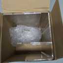 Richboom Acrylic File Sorter, 8.5"x6.3"x6.2", Upright File Organizer for Desk, Mail Organizer Countertop, File Holder for Letter, Document, Notebook, Clear, 3 Sections