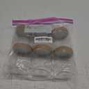 6 Pack 8 Oz Clear Plastic Jars Refillable Kitchen Storage Containers for Dry Food, Coffee, Nuts and More.