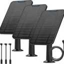 4W Solar Panel Charging Compatible with Blink 3rd Gen/XT/XT2/4th Gen Camera,with 13.1ft Waterproof Charging Cable, IP65 Weatherproof,Includes Secure Wall Mount(3-Pack)