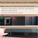 TV Base Stand for Samsung TV Legs Replacement Only for UN50TU7000FXZA UN55TU7000FXZA UN58TU7000FXZA UN50TU7000 UN55TU7000 Not Universal TV Legs for Samsung with Remote Holder Only for Model We List