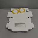65 PCS White Bakery Boxes with Window - 6.29x3.54x2.95 Inches Small Bakery, Cookie, Pastry, Cupcake, Candy,Cake, Treat, Dessert Boxes, Small Gift Boxes for Party, Business(White)