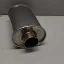 2.5'' Inch Ultra Quiet Resonator,2.5" Inlet 2.5" Outlet Exhaust Resonator,13.8" Overall Length Performance Muffler Resonator T304 Stainless Steel Universal Fitment