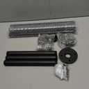 Livabber Industrial Pipe Clothes Rack, Heavy Duty Detachable Iron Garment Rack Wall Mounted, Rustic Saving Space Clothes Bar Multi-Purpose Hanging Rod for Bedroom, Closet, Black (60 Inch)