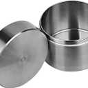 awakentti Stainless Steel Pill Case, Waterproof Pill Storage Box Travel, Larger Capacity, Advanced Protection, Travel Pill Organizer for Storing Daily Pill, Supplement (M)