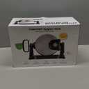 Chefman Rotating Belgian Waffle Maker, 180° Flip Iron w/ NonStick Plates, Adjustable Timer, Locking Lid, & Drip Plate, Space Saving Storage, MessFree Breakfast, Stainless Steel/Black