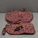 2 Pcs Crochet Bag and Tote Set Corduroy Yarn Holder Crochet Tote Bag for Hooks Vintage Flowers Organizer Yarn Holder for Ideal Birthday Mother's Day Gift Knitting Lovers Accessories