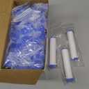 Macarrie 36 Pcs Shower Head Filters 3.7 Inch PP Cotton Filter Cartridge Filter High Pressure Handheld Turbo Fan Shower Heads Filter for Detachable Propeller Jet Sets