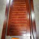 Nantucket Walnut Brown Twin Solid Wood Panel Headboard