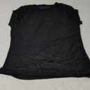 WIHOLL See Through Tops for Women Black Short Sleeve Summer Sheer Mesh Sexy Bodysuit Trendy Loose Fitted Blouse XL