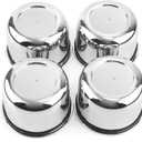 RTRHINOTUNING 3.25inch Push-Thru Center Caps Compatible with Eagle ALLOYS 5x4.5 (5x114.3) 5x4.75 (5x120.7) Wheel Rim, 4 Pack, ABS Plastic (Chrome Silver)