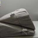 Bedluxe Wedge Pillow Headboard, 3PCS Orthopedic Bed Wedge Pillows Set for After Surgery, Adjustable Pillow Wedge for Acid Reflux&Back Pain Relief, Sleeping, Back Pillow for Bed Sitting Up,