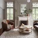 Loloi Magnolia Home by Joanna Gaines Gigi Collection GIG-01 Grey/Ivory 9'-2" x 13' Area Rug