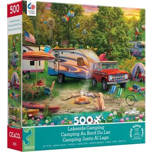 Ceaco - Lakeside Camping - 500 Piece Jigsaw Puzzle