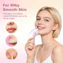 Electric Razors for Women,Rechargeable Shaver for Women,LED Display Wet & Dry Waterproof Electric Razors for Body Face Legs Underarms and Bikini Area,Pop-Up Trimmer Portable Travel Razor Pink