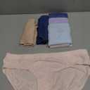 Hanes Women's Organic Cotton Panties Pack, ComfortSoft Underwear, 6-Pack, L