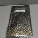 Gexolenu 4 Pack Black and Gold Plastic Tablecloth for Rectangle Tables(54" x 108"), Party Table Cover for Birthday, Table Cloths for Graduation, Retirement Party Decoration, Class of 2026