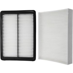 X AUTOHAUX Engine Air Filter + Cabin Air Filter for Hyundai Sonata 2015-2019 Air Filter Combo Set for Engine Protection and Increase Performance 28113-C1100, 97133-C2000