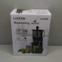 Cold Press Juicer, 5.8" Wide Feed Chute Juice Extractor Machine with 400W, High Juice Yield, Slow Masticating Juicer for Whole Vegetables & Fruits, Dark Grey