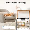 Cinnado 2K Home Security Cameras-2.4Ghz WiFi Indoor Camera with 360 Motion Detection for Pets/Nanny/Baby/Dog, 2 Way Audio, 24/7 SD Card Storage, Cloud Storage, Works with Alexa & Google Home, D1 4P