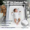 Pro Goleem Pack and Play Mattress (38"x26"), Waterproof Pack n Play Mattress Pad with Carry Bag, Firm Playard Mattress with Soft Cover, for Babies and Toddlers