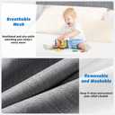 PNXDFC 3-Piece King Size Bed Rails for Toddlers, with Headboard Rod -Height Adjustable Baby' Safety Bed Rails Guard for King Size Bed(3Pack 78.7"x78.7"x74.8"-Gray)