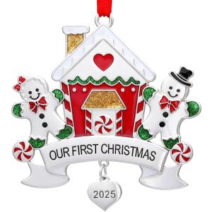 5 x Metal First Christmas Married Ornament 2025 Wedding Gifts Mr and Mrs Gifts Girlfrend