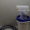 Wall Hung Quick Click Dust Separator with Locking 5 Gallon Collection Bin, Power Tool Adapter Set, and 30 Ft. Hose Shop Vacuum Attachment Kit