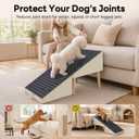 2-in-1 Foldable Dog Ramp Ottoman for Couch, Dog Stairs for Small Dogs