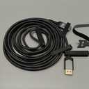 JSAUX DisplayPort Cable 1.4 15ft | 8K DP Cable High Speed Display Port Cord | 8K@60Hz, 4K@144Hz, 2K@240Hz, HDR 10, 32.4Gbps, Compatible with FreeSync, G-Sync Gaming Monitor Graphics PC-Grey