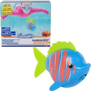 SwimWays Rainbow Reef Fish Toy, Kids Swimming Accessories & Water Toys, Learn to Swim Pool Toys for Kids Ages 5 & Up, Batteries Included, Guppie Goldberg