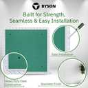 Byson Drywall Access Panel 24x24 Inches Wall Access Door with Mud-In Flange, Heavy Duty Steel Frame, 5/8 Gypsum Inlay, Hidden Hinged Push Lock