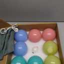 GoSports LED Bocce Ball Game Set - Includes 8 Light Up Bocce Balls, Pallino, Case and Measuring Rope - Choose 85 mm or 100 mm (multi)