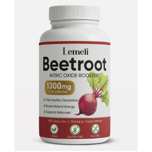 3pcs Lemeli Beetroot - 1300mg, Lemeli Beet Root Supplement 60 Capsules EXP: 03/2028