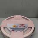 COOK WITH COLOR Prep Bowls with Lids- Wide and Deep Nesting Plastic Small Mixing Bowl Set with Lids, 12 Piece Set - Wide Bowls, Pink